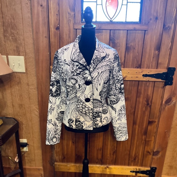 Size Medium blazer black and white - Picture 1 of 4